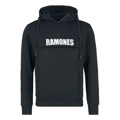 Ramones Logo Hooded sweater black