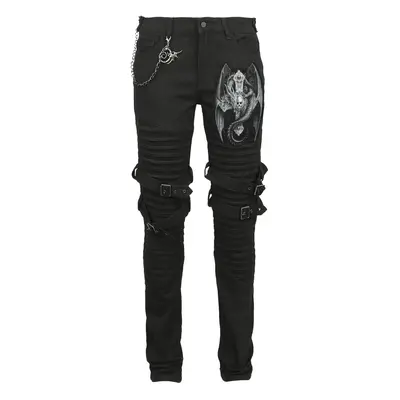 Gothicana by EMP Gothicana X Anne Stokes trousers Cloth Trousers black