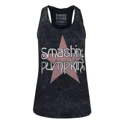 Smashing Pumpkins Star Logo Top grey