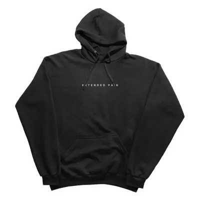 Thrown Extended Pain Hooded sweater black