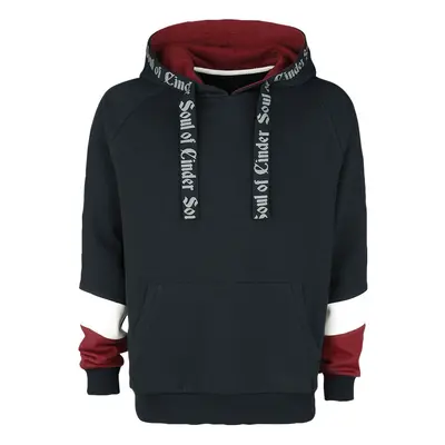 Dark Souls Bonfire Hooded sweater black red