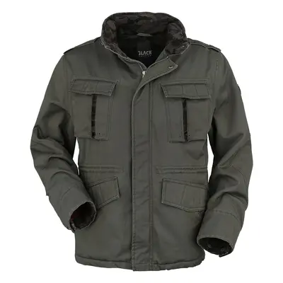 Black Premium by EMP Jacket with hidden hood Winter Jacket olive olive camo