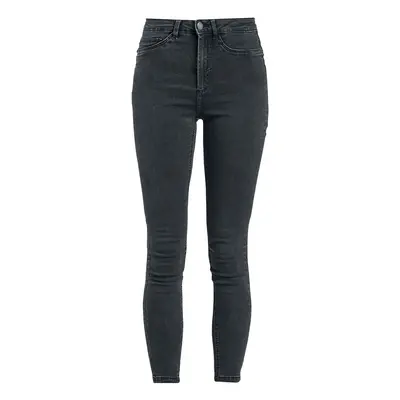 Noisy May Callie HW Skinny Jeans Jeans dark grey