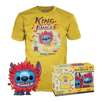 Lilo & Stitch Stitch as Simba - POP! & T-shirt Funko Pop! multicolor