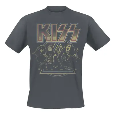 Kiss Vintage Pyramid T-Shirt charcoal