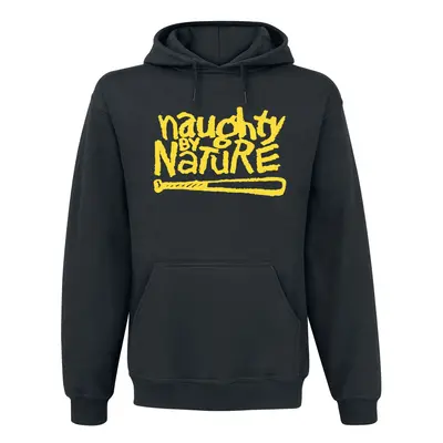 Naughty by Nature Yellow Classic Hooded sweater black