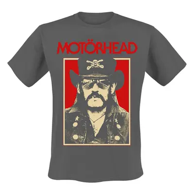 Motörhead Lemmy RJ Photo T-Shirt charcoal