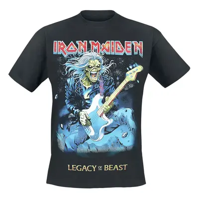 Iron Maiden Eddie On Bass T-Shirt black