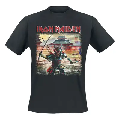 Iron Maiden Mask Red T-Shirt black