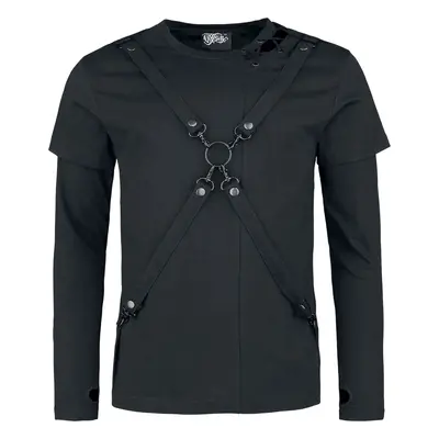 Vixxsin Cobain top Long-sleeve Shirt black