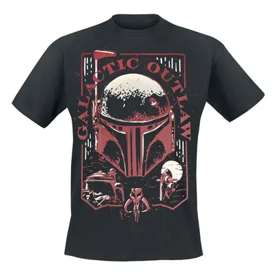 Star Wars The Book Of Boba Fett - Galactic Outlaw T-Shirt black