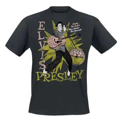 Presley, Elvis Broke The Rules T-Shirt black