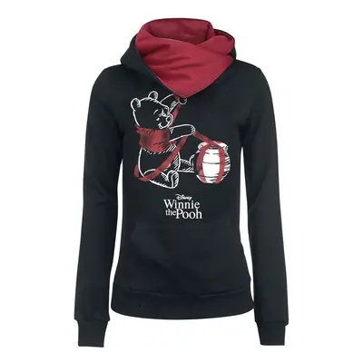 Winnie the Pooh The Gift Hooded sweater black red