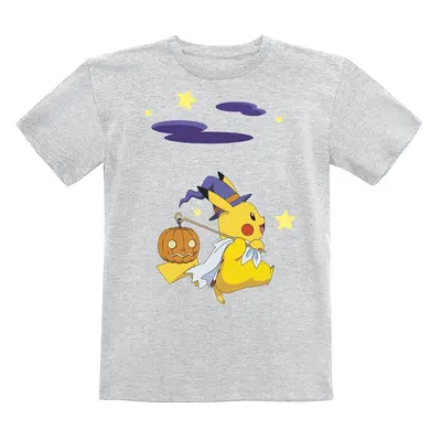 Pokémon Kids - Pikachu - Halloween T-Shirt grey