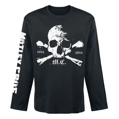 Mötley Crüe Orbit Skull Long-sleeve Shirt black