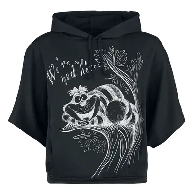 Alice in Wonderland Cheshire Cat Hooded sweater black