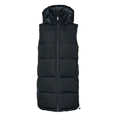 Noisy May Aurora Hood Vest Vest black