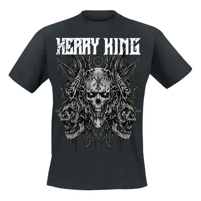 Kerry King Multi Skull Green T-Shirt black