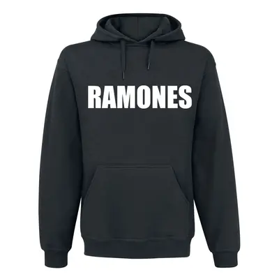 Ramones Seal Backprint Hooded zip black