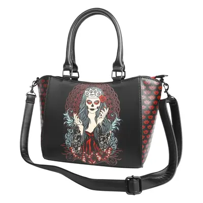 Five Finger Death Punch Lady Muerta Handbag black red