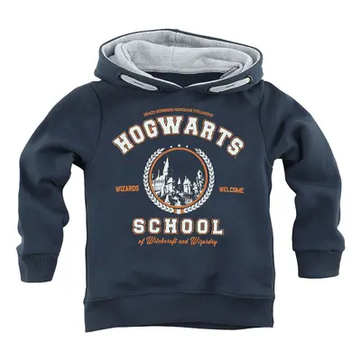 Harry Potter Kids - Hogwarts School Hooded sweater navy