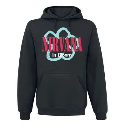 Nirvana In Bloom Hooded sweater black