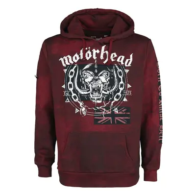 Motörhead EMP Signature Collection Hooded sweater burgundy