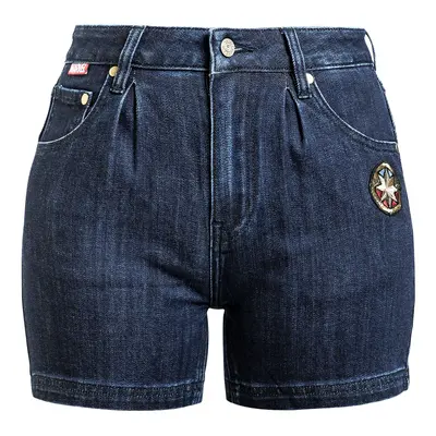 The Marvels Star Shorts denim blue