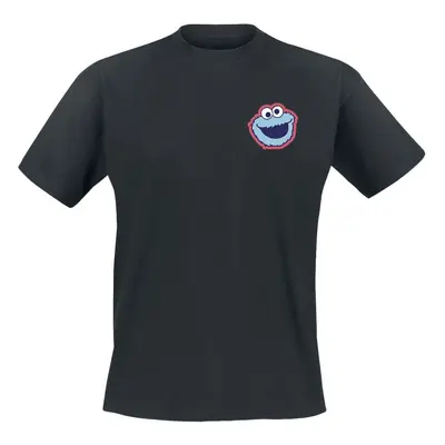 Sesame Street Cookie Monster - Head T-Shirt black