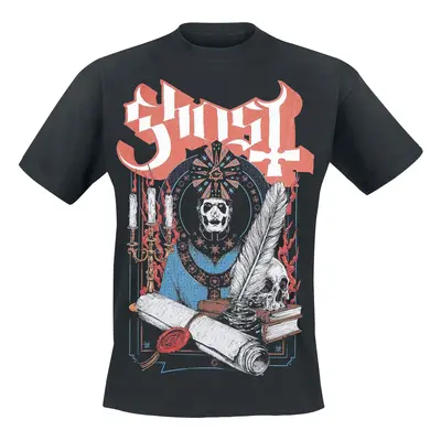 Ghost Scroll and Seal T-Shirt black