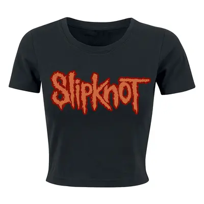 Slipknot Orange Logo T-Shirt black