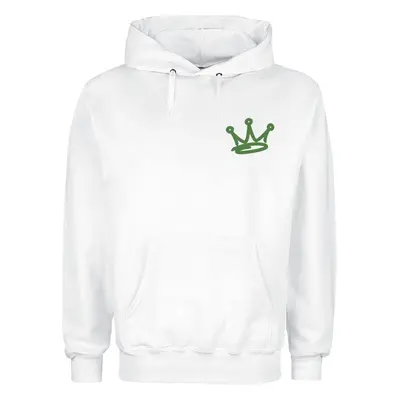 Naughty by Nature Graffiti Logo Hooded sweater white