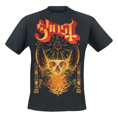 Ghost Papa Flames T-Shirt black