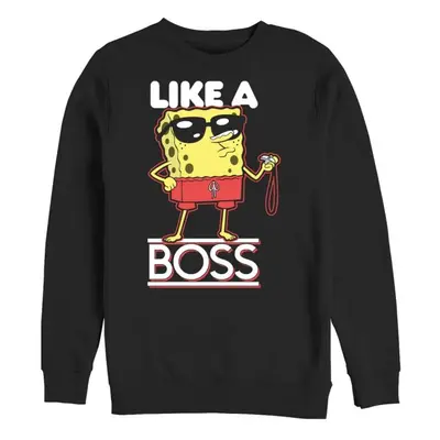 SpongeBob SquarePants Like a Boss Sweatshirt black