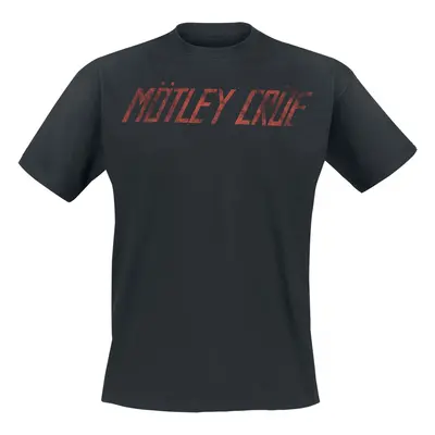 Mötley Crüe Distressed Logo T-Shirt black