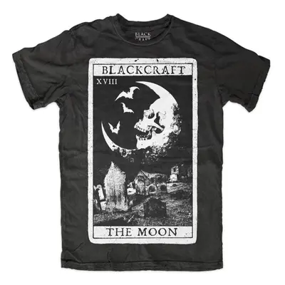 Blackcraft Cult The Moon Tarot T-shirt T-Shirt black