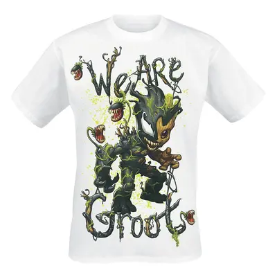 Marvel Venomized Groot - We Are Groot T-Shirt white