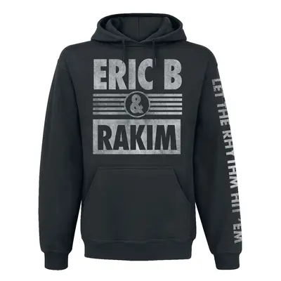 Eric B. & Rakim Logo Hooded sweater black