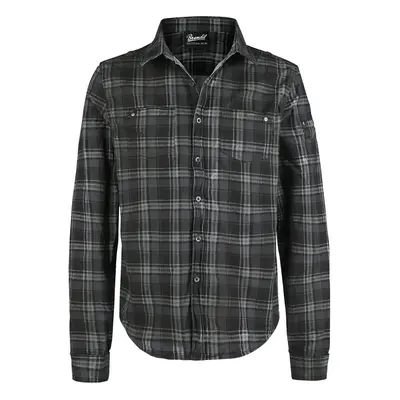 Brandit Wire Shirt Longsleeve dark grey black