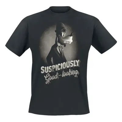 Mickey Mouse Goofy - Suspiciously T-Shirt black