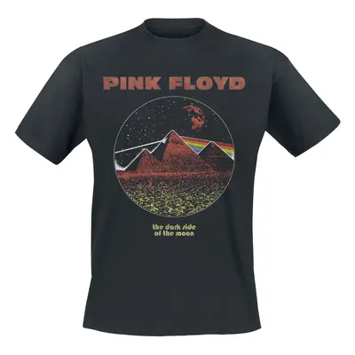 Pink Floyd DSTOM Pyramids Vintage T-Shirt black