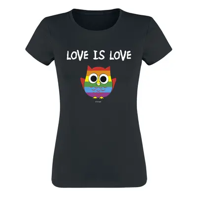 Tierisch Rainbow - Love is love T-Shirt black