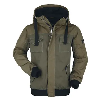 Black Premium by EMP Olive Winter Jacket with Pockets Winter Jacket olive