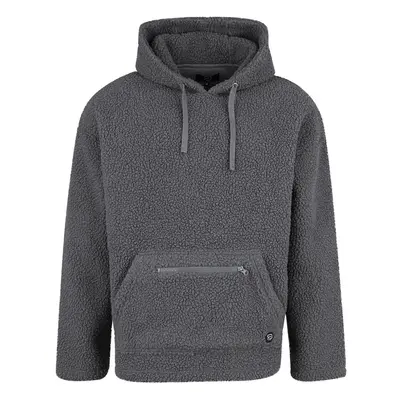 RED by EMP Fleece-lined hoodie Hooded sweater grey