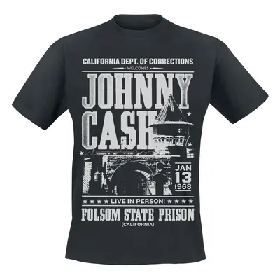 Johnny Cash Folsom State Prison T-Shirt black