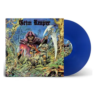 Grim Reaper Rock you to hell LP blue