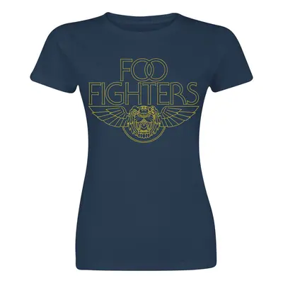 Foo Fighters Tiger Wings T-Shirt navy