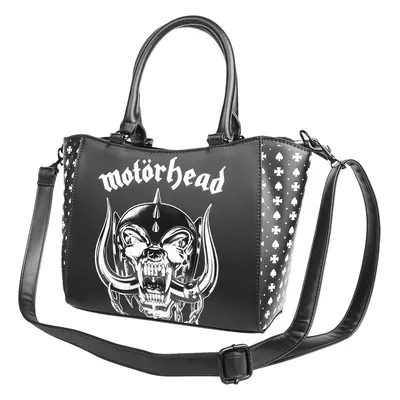 Motörhead Snaggletooth Handbag black white