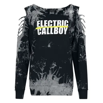 Electric Callboy Spray Smile Sweatshirt black grey