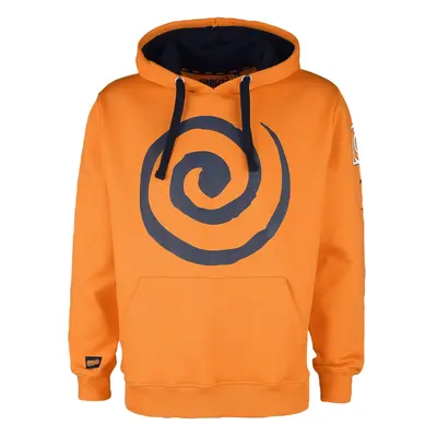 Naruto Naruto Logo Hooded sweater orange